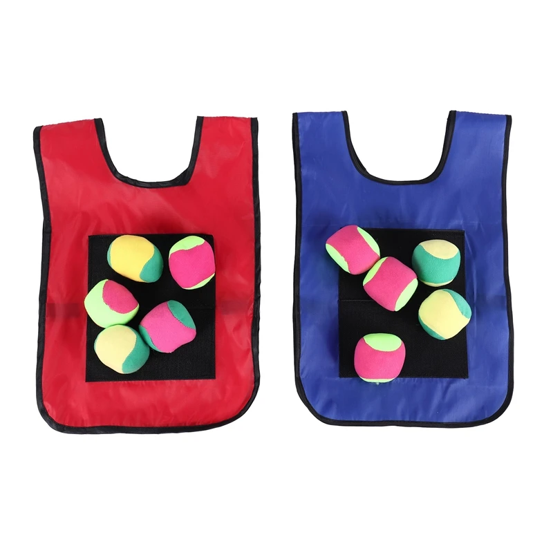 NEW-Dodgeball Game Set - 2Pcs Kids Dodgeball Tag Sticky Vests With 10 Sport Dodge Balls For Indoor Outdoor Playground Games
NEW-Dodgeball Game Set - 2Pcs Kids Dodgeball Tag Sticky Vests With 10 Sport Dodge Balls For Indoor Outdoor Playground Games