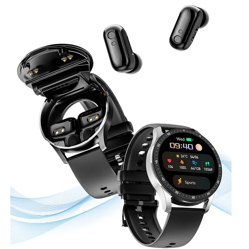 2023 New Smart Watch TWS Headphones 2-in-1 Sports Watch Heart Rate Waterproof Suitable for Android IOS Bluetooth Call SmartWatch
2023 New Smart Watch TWS Headphones 2-in-1 Sports Watch Heart Rate Waterproof Suitable for Android IOS Bluetooth Call SmartWatch