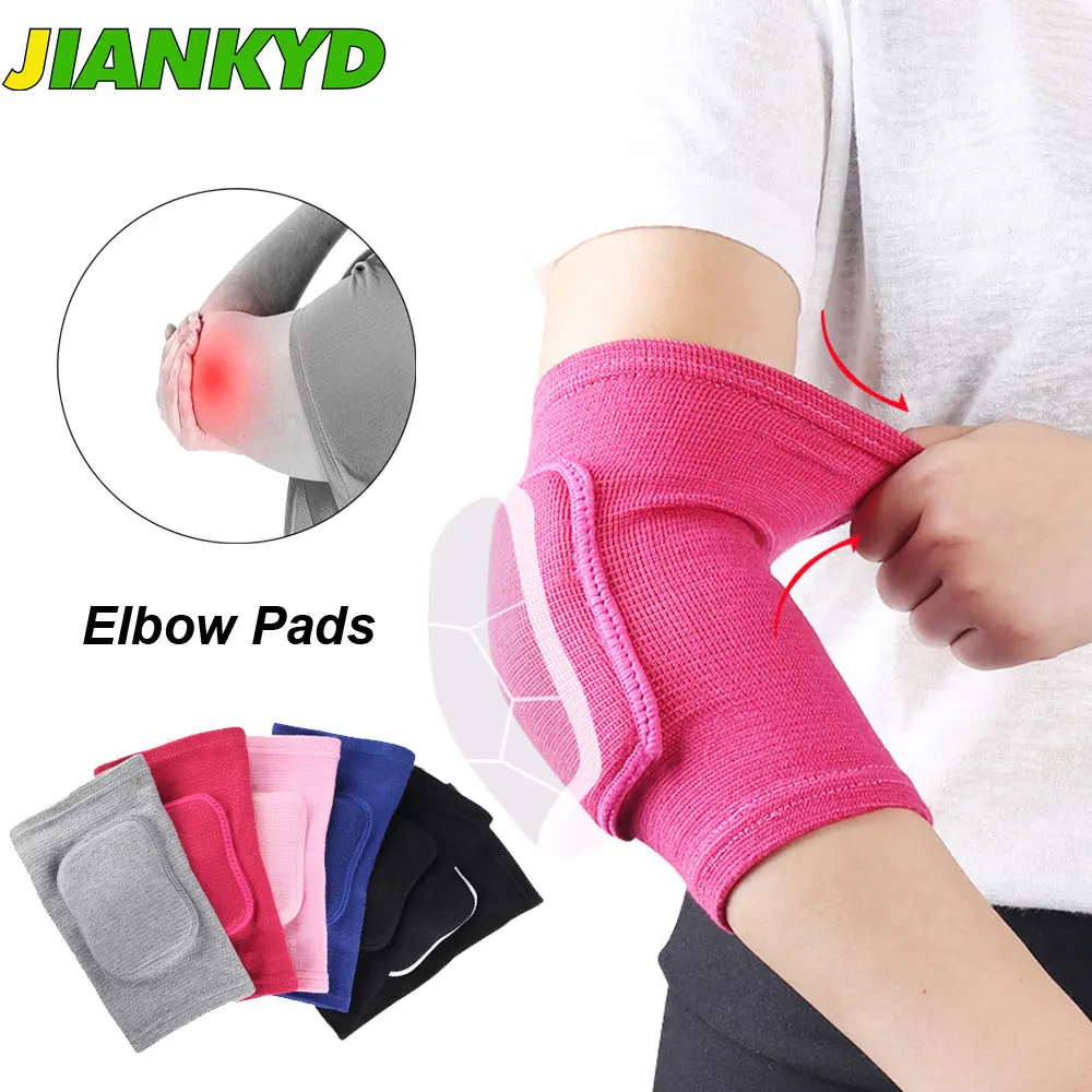 1Pair Elbow Pads, Thick Sponge Elbow Braces Elastic Anti-Slip Collision Avoidance Elbow Sleeves for Basketball Volleyball Sports
1Pair Elbow Pads, Thick Sponge Elbow Braces Elastic Anti-Slip Collision Avoidance Elbow Sleeves for Basketball Volleyball Sports