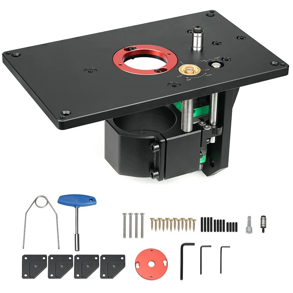 Trimming Machine Inverted Lifting Table Router Lift With Fixed Base Woodworking Universal Router Lift Base For 65mm Dia Router
Trimming Machine Inverted Lifting Table Router Lift With Fixed Base Woodworking Universal Router Lift Base For 65mm Dia Router