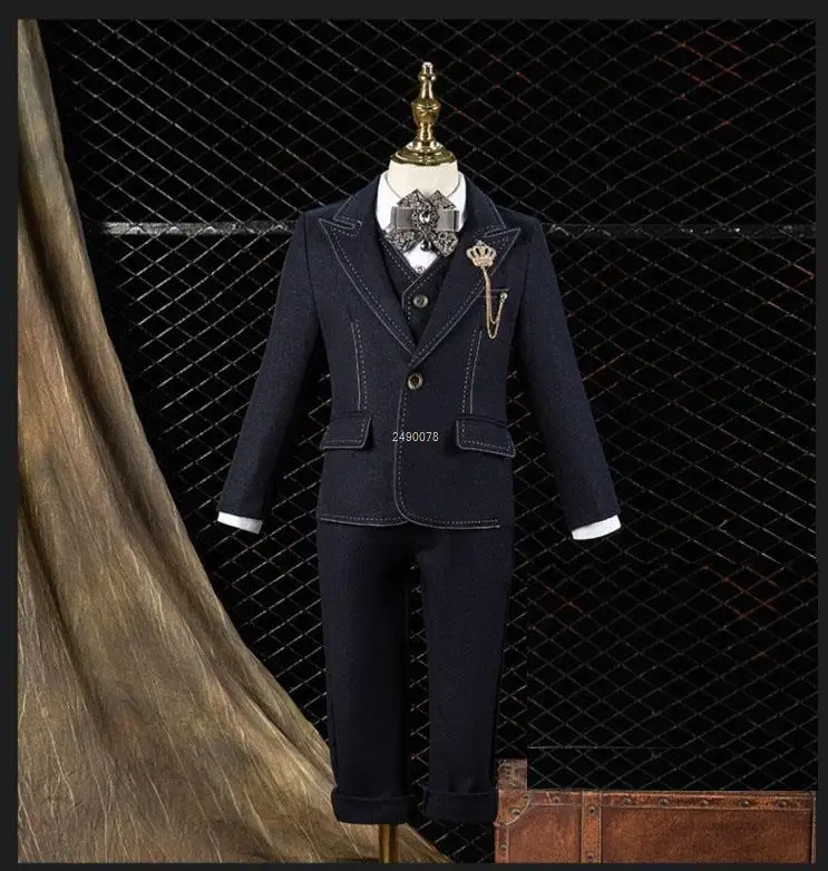 Children Luxurious Wedding Suit Flower Boys Photograph Suit Teenager Formal Birthday Tuxedo Dress Kids Graduation Stage Costume
Children Luxurious Wedding Suit Flower Boys Photograph Suit Teenager Formal Birthday Tuxedo Dress Kids Graduation Stage Costume