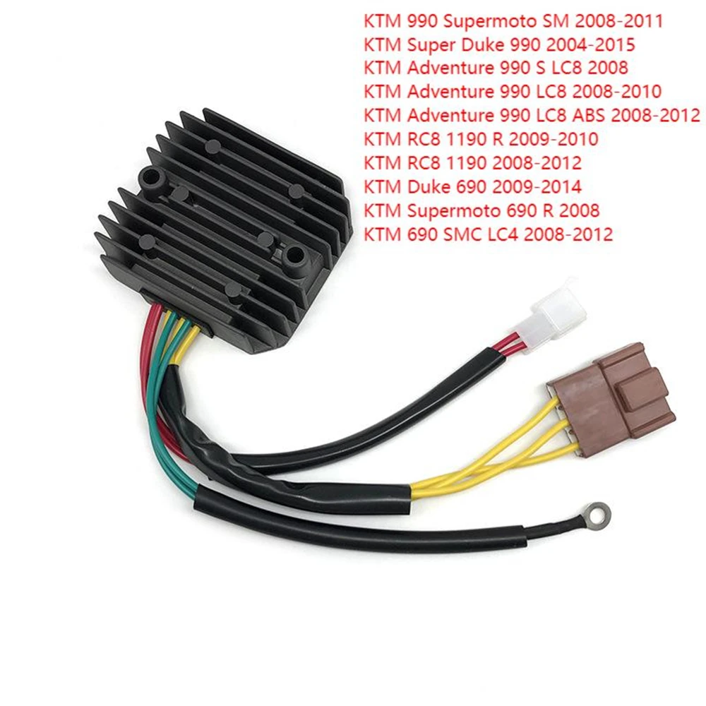 Motor Voltage Regulator Rectifier For KTM SH541SA 990Supermoto SM Adventure 990 S LC8 ABS RC8 1190 R 690 LC4 Enduro Duke SMC
Motor Voltage Regulator Rectifier For KTM SH541SA 990Supermoto SM Adventure 990 S LC8 ABS RC8 1190 R 690 LC4 Enduro Duke SMC