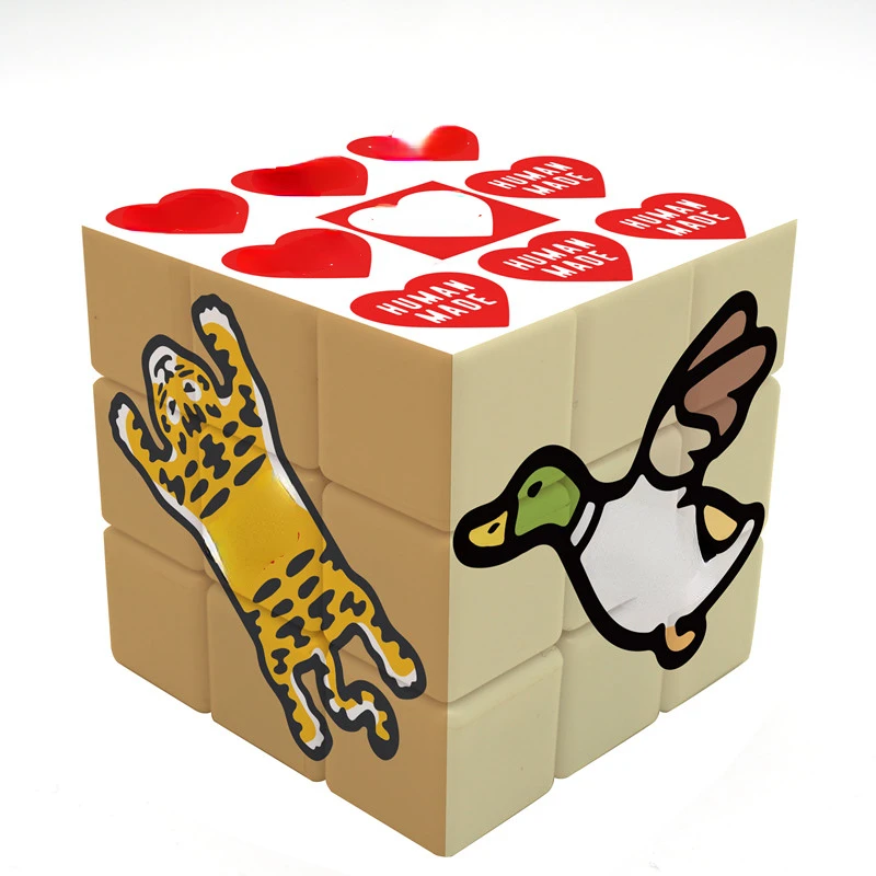 

Home Ornaments Customized Third-Order Love Magic Cubes Flying Duck Tiger Hamburger Polar Bear Dog Love Gift