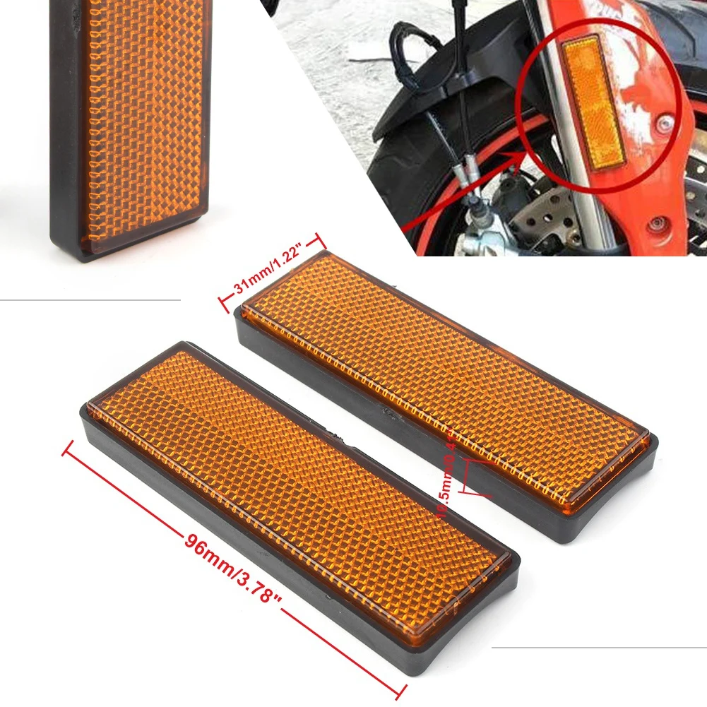 2Pcs Universal Yellow Motorcycle Front Fork Leg Reflector Reflective Sticker Cover for Ducati Motor & ATV Dirt Bikes
2Pcs Universal Yellow Motorcycle Front Fork Leg Reflector Reflective Sticker Cover for Ducati Motor & ATV Dirt Bikes