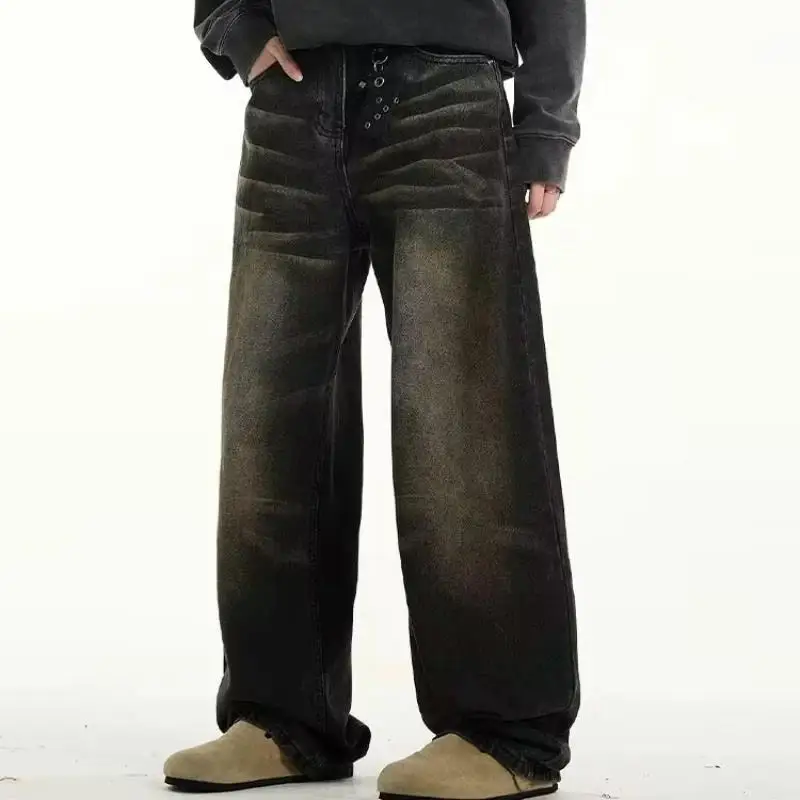 Wash Ripple Pants Men's Jeans Male Fashion Design Feeling Minority New High Street Ruffian High-grade Sense черные джинсы
Wash Ripple Pants Men's Jeans Male Fashion Design Feeling Minority New High Street Ruffian High-grade Sense черные джинсы
