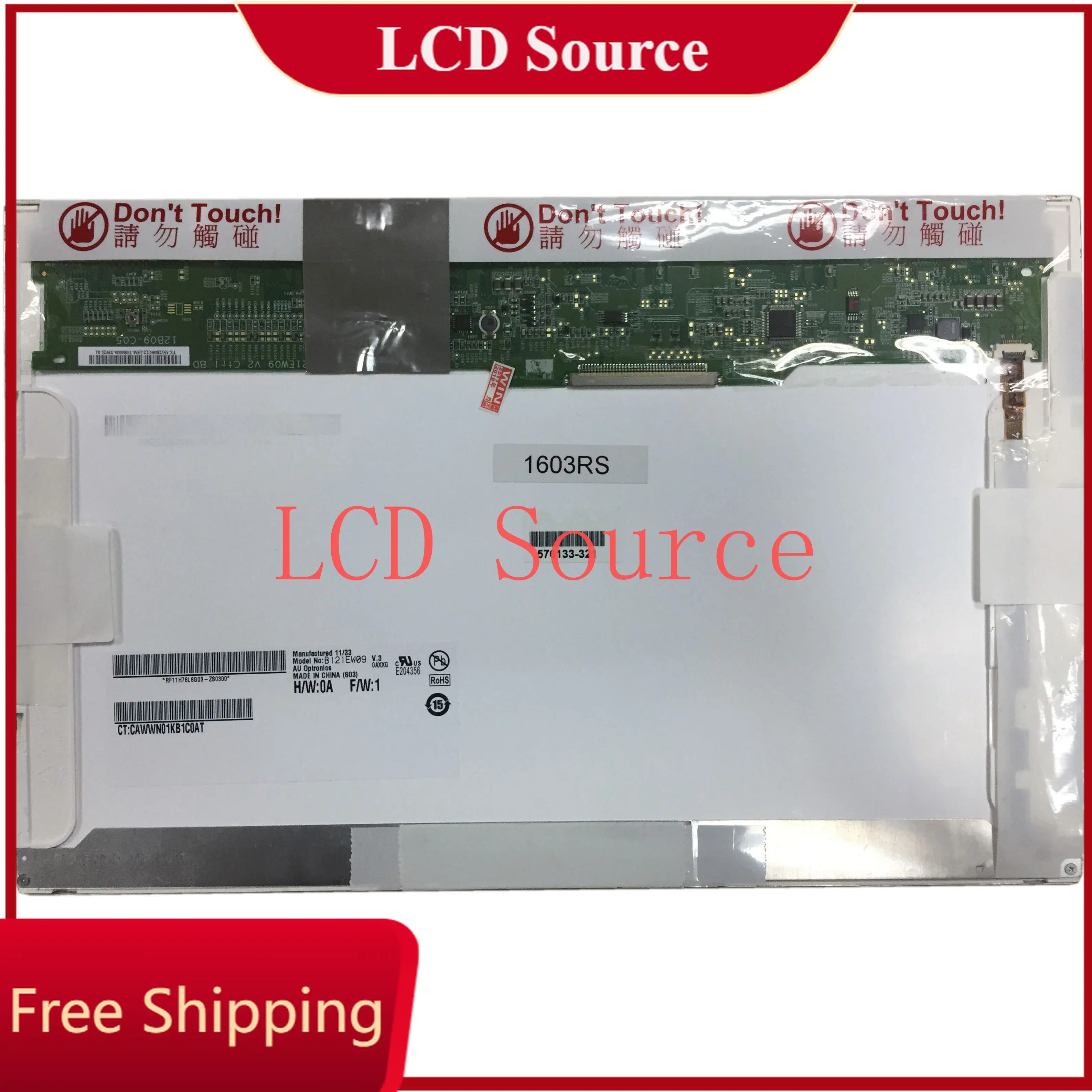 B121EW09 V.3 LP121WX3 TLC1 LTN121AT07 30 Pin LCD LED Screen Laptop Display Panel
B121EW09 V.3 LP121WX3 TLC1 LTN121AT07 30 Pin LCD LED Screen Laptop Display Panel