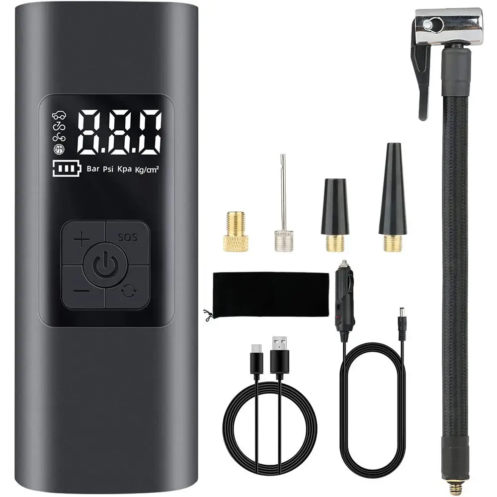New Car Air Compressor Electric Tyre Inflator Pump With LED Lamp For Motorcycle Bicycle Tire Portable Inflatable Pump
New Car Air Compressor Electric Tyre Inflator Pump With LED Lamp For Motorcycle Bicycle Tire Portable Inflatable Pump