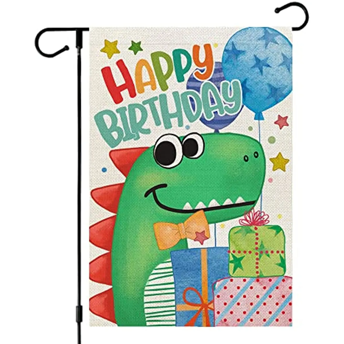 Dinosaur Happy Birthday Garden Flag 12x18 Inch Double Sided Boy Dinosaur Outside Welcome Party Decoration Gift Yard Décor 
Dinosaur Happy Birthday Garden Flag 12x18 Inch Double Sided Boy Dinosaur Outside Welcome Party Decoration Gift Yard Décor
