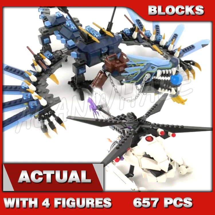 657pcs Shinobi Bule Lightning Dragon Battle Silver Helicopter Poseable Wings 79141 Building Block Toys Compatible With Model
657pcs Shinobi Bule Lightning Dragon Battle Silver Helicopter Poseable Wings 79141 Building Block Toys Compatible With Model