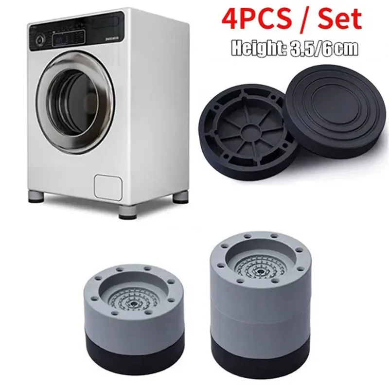 4pcs/set Washing Machine Height Increase Anti Vibration Feet Pad Dryer Refrigerator Base Fixed Non-Slip Pad Home Accessories
4pcs/set Washing Machine Height Increase Anti Vibration Feet Pad Dryer Refrigerator Base Fixed Non-Slip Pad Home Accessories