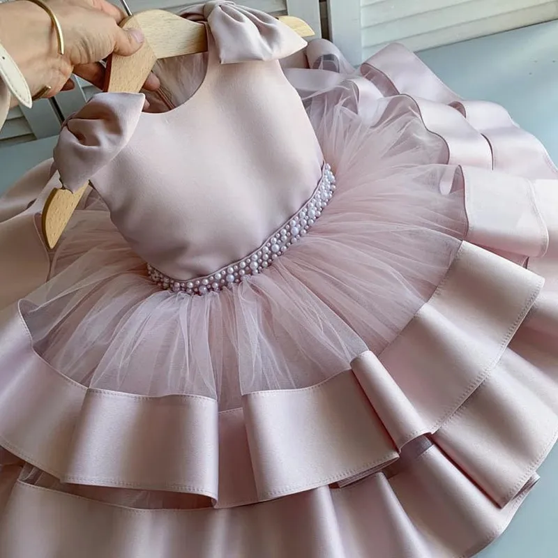 New Girl Dress Baby Birthday Wedding Lace Pearl Girl Dress High-end Ball Gown Girl's Cake Dress Sleeveless Sweet Princess Dress
New Girl Dress Baby Birthday Wedding Lace Pearl Girl Dress High-end Ball Gown Girl's Cake Dress Sleeveless Sweet Princess Dress