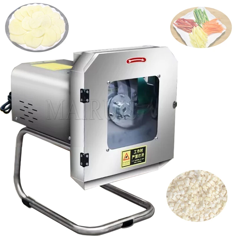 

220V Multi-function Electric Potato Shredder Multifunctional Automatic Vegetable Cutting Machine Commercial Carrot Ginger Slicer