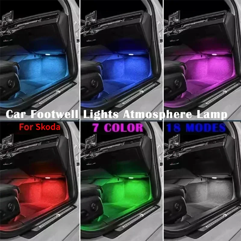 LED Car Footwell Lamp Atmosphere Light For Skoda Octavia Rapid Karoq Kodiaq Superb 2015--2022 Interior Accessories
LED Car Footwell Lamp Atmosphere Light For Skoda Octavia Rapid Karoq Kodiaq Superb 2015--2022 Interior Accessories