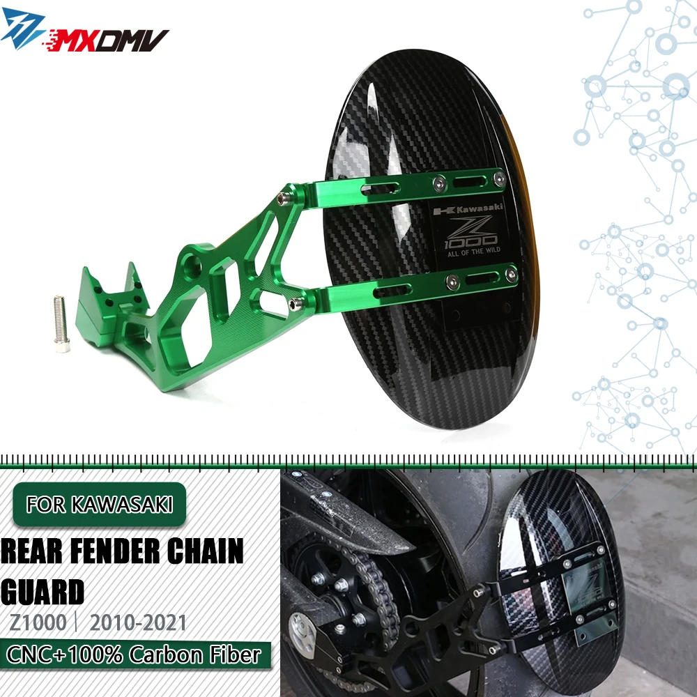 Motorcycle Aluminum Carbon Fiber Rear Mudguard Splash Fender Mud Dust Guard Mudflap For Z1000 Z-1000 2014-2021 Z1000SX 14-21
Motorcycle Aluminum Carbon Fiber Rear Mudguard Splash Fender Mud Dust Guard Mudflap For Z1000 Z-1000 2014-2021 Z1000SX 14-21