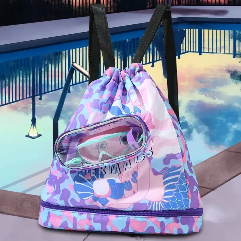 Children's Swimming Bag Waterproof Storage Bag Beam Mouth Backpack Dry and Wet Separation Washing Bag Pool Accessories
Children's Swimming Bag Waterproof Storage Bag Beam Mouth Backpack Dry and Wet Separation Washing Bag Pool Accessories