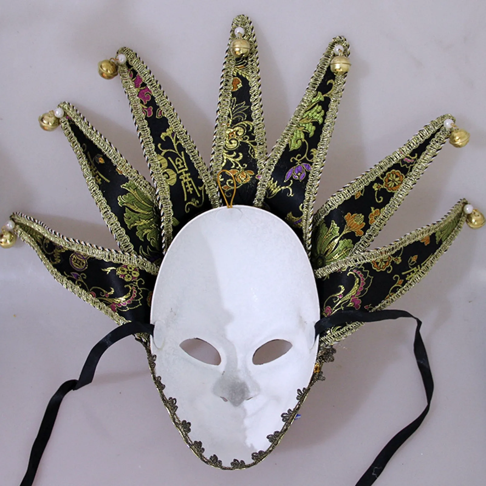Cosplay Costume Prop Carnival Venice Italy Halloween Maskaraid Toyvian Jester Mask Full Face Venetian Women men Masquerade
Cosplay Costume Prop Carnival Venice Italy Halloween Maskaraid Toyvian Jester Mask Full Face Venetian Women men Masquerade