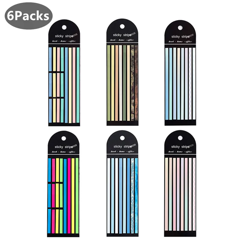 6Packs/Set Sticky Transparent Sticky Notes Self-Adhesive BookMarkers Annotation Reading Book Clear Tab Kawaii Cute Stationery
6Packs/Set Sticky Transparent Sticky Notes Self-Adhesive BookMarkers Annotation Reading Book Clear Tab Kawaii Cute Stationery