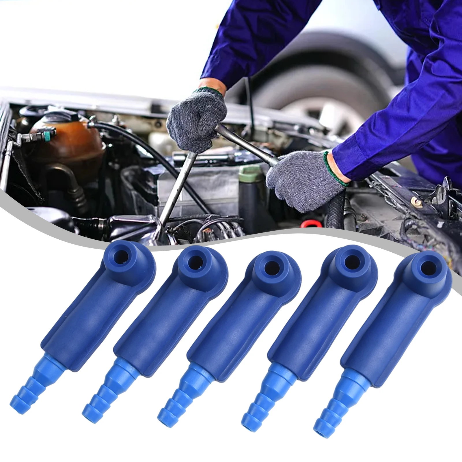 

2 / 5Pcs Car Brake Oil Hose Joint Replacement Tool Oil Bleeder Pump Exchange Air Kit Connector Quick Oil Fuel Filling Equipment