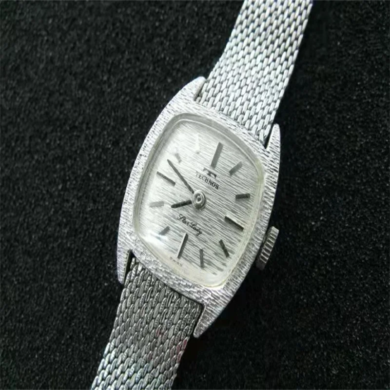 Technos"Water Ripple Dial" niche manual antique gift mechanical swiss women's watch
Technos"Water Ripple Dial" niche manual antique gift mechanical swiss women's watch