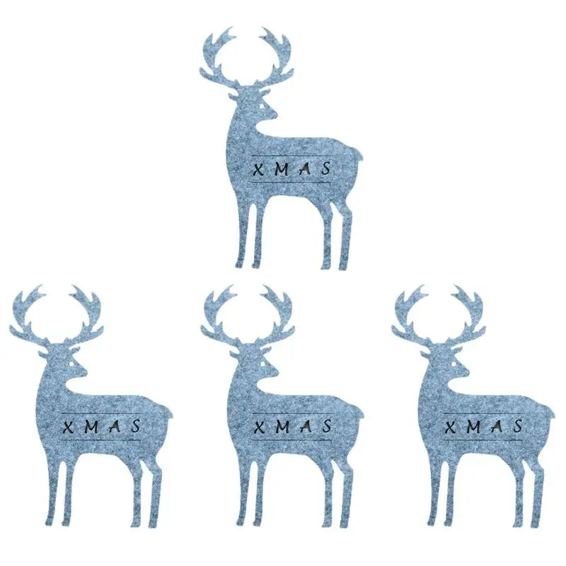 Reindeer Christmas Cutlery Holders Reindeer Silverware Bag 4pcs Pockets Spoons Forks Bag Animal Shaped Christmas Party
Reindeer Christmas Cutlery Holders Reindeer Silverware Bag 4pcs Pockets Spoons Forks Bag Animal Shaped Christmas Party