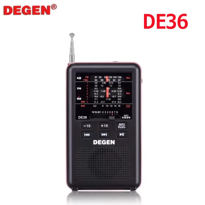 Цифровой радиоприемник Degen DE36 FM/MW/SW DSP, портативный Радиоприемник с TF-картой, воспроизведение музыки
Цифровой радиоприемник Degen DE36 FM/MW/SW DSP, портативный Радиоприемник с TF-картой, воспроизведение музыки