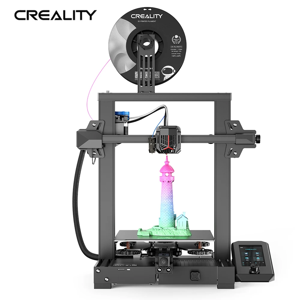 CREALITY 3D официальный принтер Ender 3 V2 NEO CR сенсорный Автоматический полнометаллический экструдер Bowden 32-битный бесшумный MB PC Spring
CREALITY 3D официальный принтер Ender 3 V2 NEO CR сенсорный Автоматический полнометаллический экструдер Bowden 32-битный бесшумный MB PC Spring
