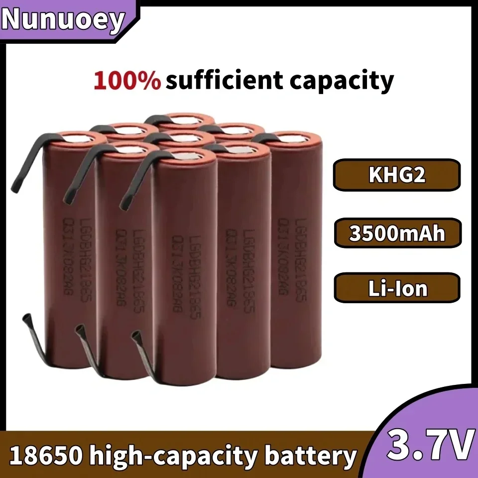 2024 New 18650 ForLG HG2 3500mAh Rechargeable Battery, Ribbon Soldered Battery with Screwdriver, 30A High Current+DIY Nickel
2024 New 18650 ForLG HG2 3500mAh Rechargeable Battery, Ribbon Soldered Battery with Screwdriver, 30A High Current+DIY Nickel