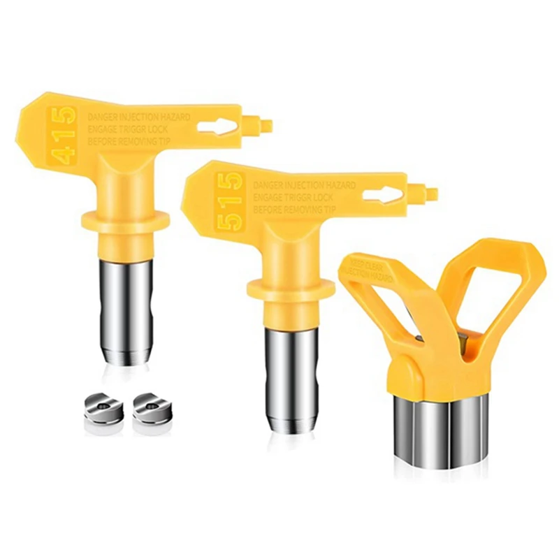Airless Paint Nozzles Set, Spray Tips Airless Paint Sprayer Nozzle Spraying Machine Parts
Airless Paint Nozzles Set, Spray Tips Airless Paint Sprayer Nozzle Spraying Machine Parts
