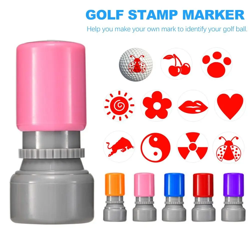 

Outdoor Sports Quick-dry Golfer Gift Golf Accessories Mark Seal Golf Ball Stamper Golf Stamp Marker
