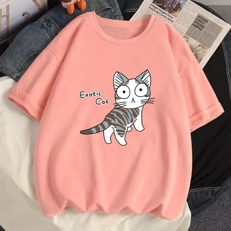 Japanese Cotton Cartoon Printing Short Sleeve T-shirt for Female Students Loose Versatile Fashion Brand Large Half Sleeve Top
Japanese Cotton Cartoon Printing Short Sleeve T-shirt for Female Students Loose Versatile Fashion Brand Large Half Sleeve Top