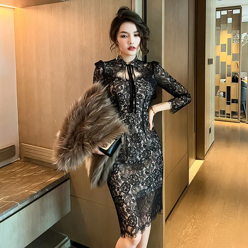 Осень 2023 новая женская одежда дизайнерское чувственное Облегающее кружевное платье на шнуровке 9559
Осень 2023 новая женская одежда дизайнерское чувственное Облегающее кружевное платье на шнуровке 9559