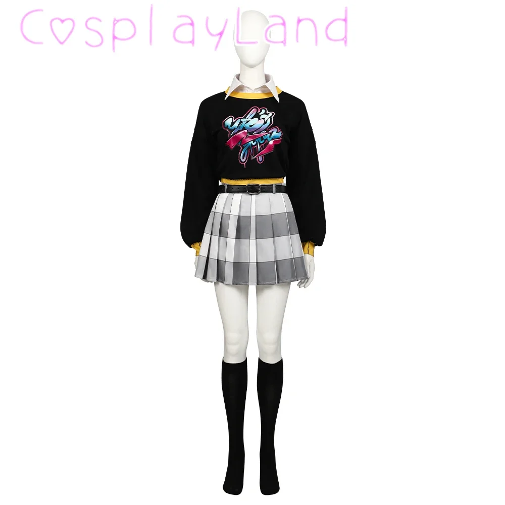 

Game Phantom Cosplay Motoha Arai Cosplay Costume Girls Hoodie Skirt Outfits Halloween Carnival Party Suit Comic Con Cos Roleplay
