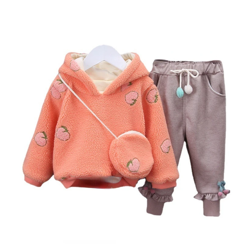 New Fashion Winter Baby Girl Clothes Suit Children Cute Thick Warm Hoodies Pants 2Pcs/Set Toddler Casual Costume Kids Tracksuits
New Fashion Winter Baby Girl Clothes Suit Children Cute Thick Warm Hoodies Pants 2Pcs/Set Toddler Casual Costume Kids Tracksuits