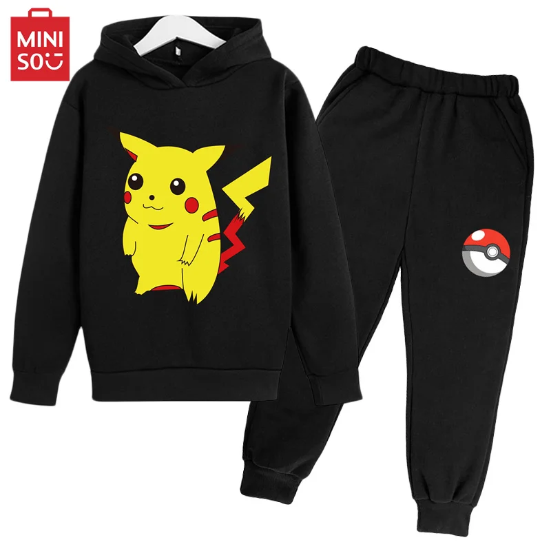Miniso Harajuku Fashion Fall/Winter Children's cartoon hoodie + Set Cotton sweatshirt Baby clothing Girls wear children's sets
Miniso Harajuku Fashion Fall/Winter Children's cartoon hoodie + Set Cotton sweatshirt Baby clothing Girls wear children's sets