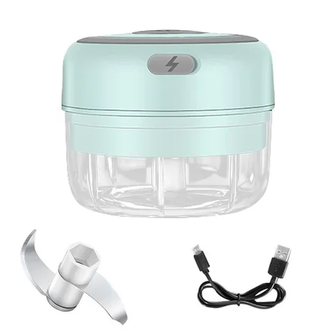 Mini USB Wireless Electric Garlic Masher Sturdy Press Mincer Vegetable Chili Meat Grinder Food Chopper Kitchen Tools 100/250ml
Mini USB Wireless Electric Garlic Masher Sturdy Press Mincer Vegetable Chili Meat Grinder Food Chopper Kitchen Tools 100/250ml