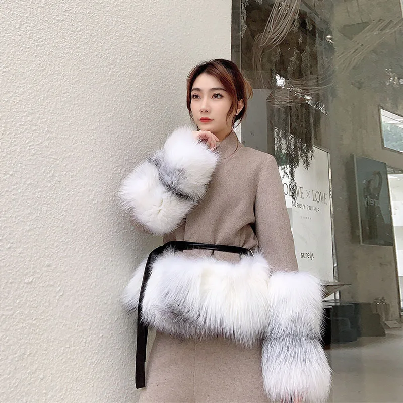 Streetwear Natural Real Fur patchwork Jackets ladies high quality real woolen Real Fox Fur Collar coats outerwear
Streetwear Natural Real Fur patchwork Jackets ladies high quality real woolen Real Fox Fur Collar coats outerwear