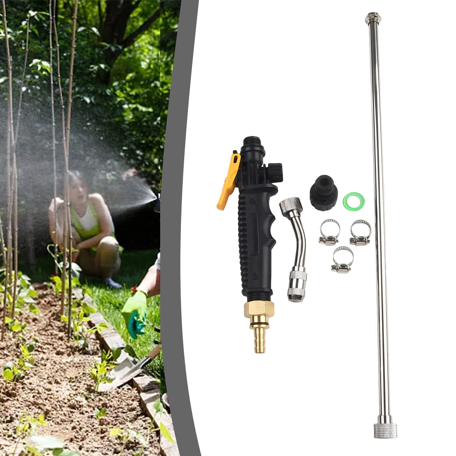 Sprayer Wand 3/8" Brass Barb Stainless Steel Sprayer 29 Inches Universal Replacement Garden Power Tool Accessories
Sprayer Wand 3/8" Brass Barb Stainless Steel Sprayer 29 Inches Universal Replacement Garden Power Tool Accessories