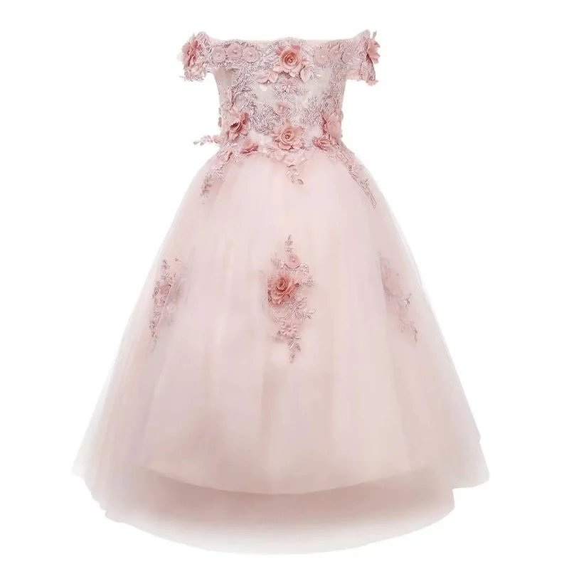 Toddler Girls 1st Birthday Party Dresses Elegant Lace Kids Birthday Princess Party Dress 14T Long Ball Gown
Toddler Girls 1st Birthday Party Dresses Elegant Lace Kids Birthday Princess Party Dress 14T Long Ball Gown