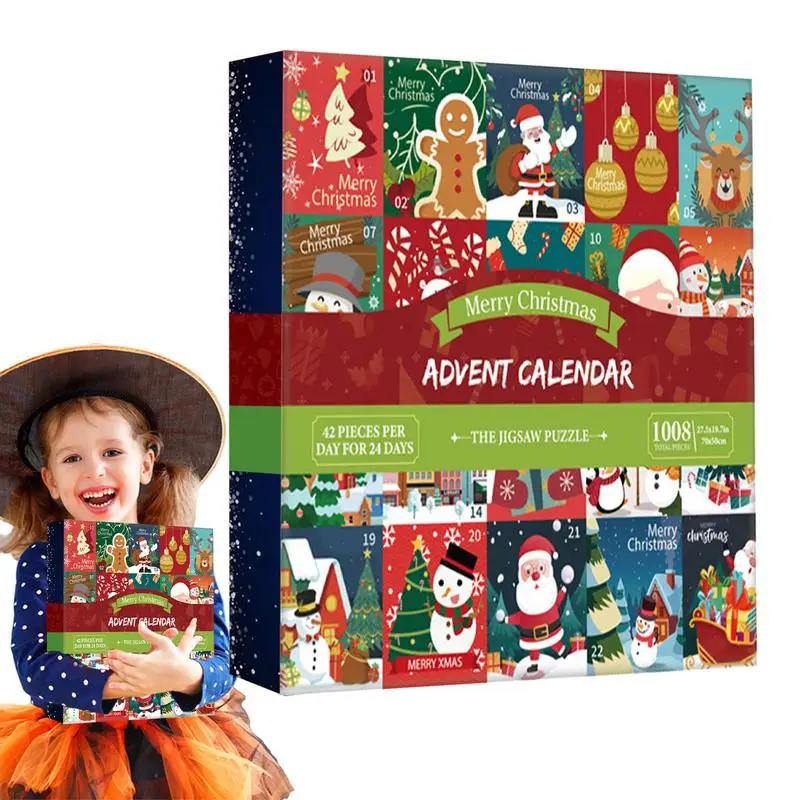 Puzzle Advent Calendar Christmas 24 Days Countdown Puzzles Set Xmas Calendar for Kids Adults Suitable for Living Room Apartment
Puzzle Advent Calendar Christmas 24 Days Countdown Puzzles Set Xmas Calendar for Kids Adults Suitable for Living Room Apartment