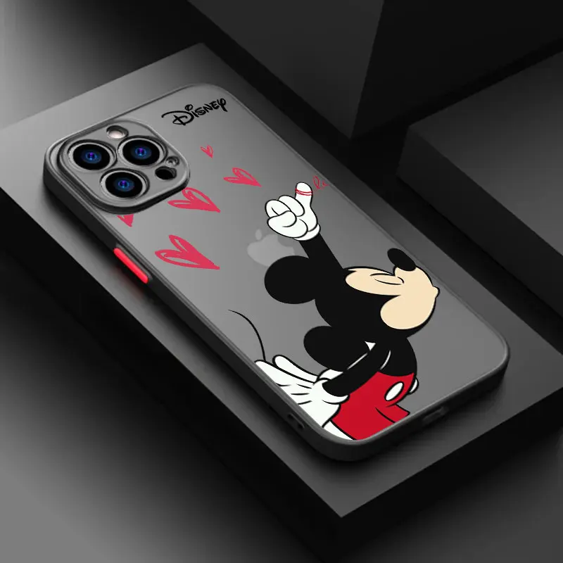 Disney Love Minnie Mickey Anime Phone Case For iPhone 14 15 16 Pro Max Cover For Apple 11 12 13 Pro 7 8 16 Plus Translucent Case Disney Love Minnie Mickey Anime Phone Case For iPhone 14 15 16 Pro Max Cover For Apple 11 12 13 Pro 7 8 16 Plus Translucent Case