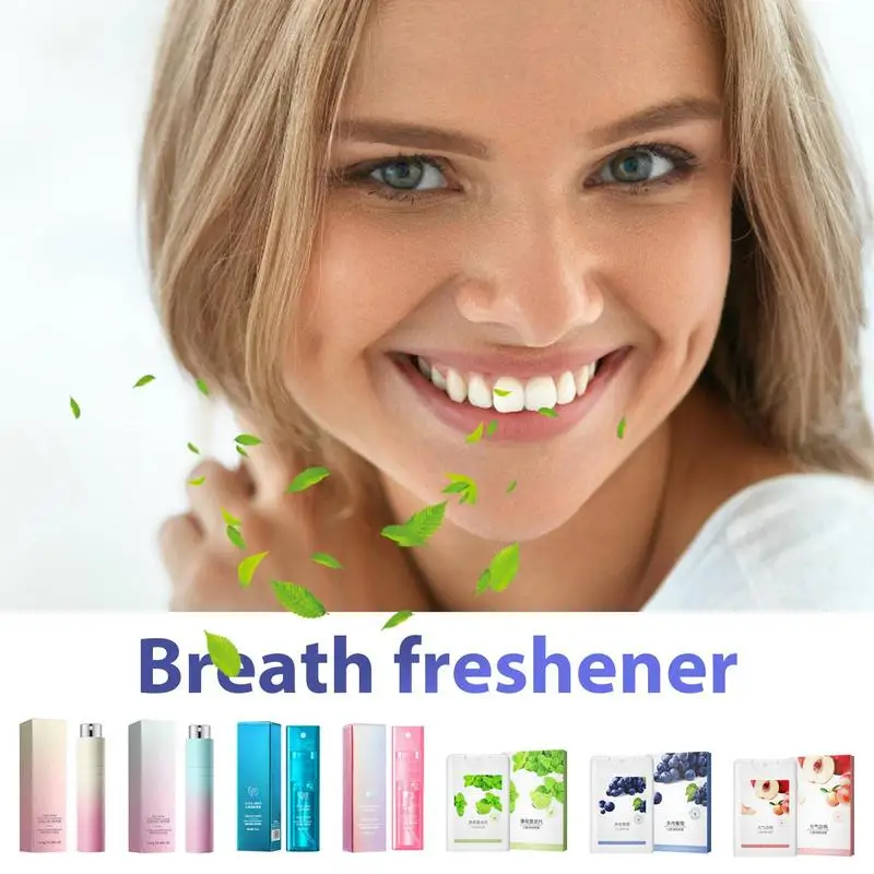 

Breath Freshener Whitening Peach Oral Spray Sweet and Refreshing Floral Fruity Scent Breath Fresheners Portable Mist accessories