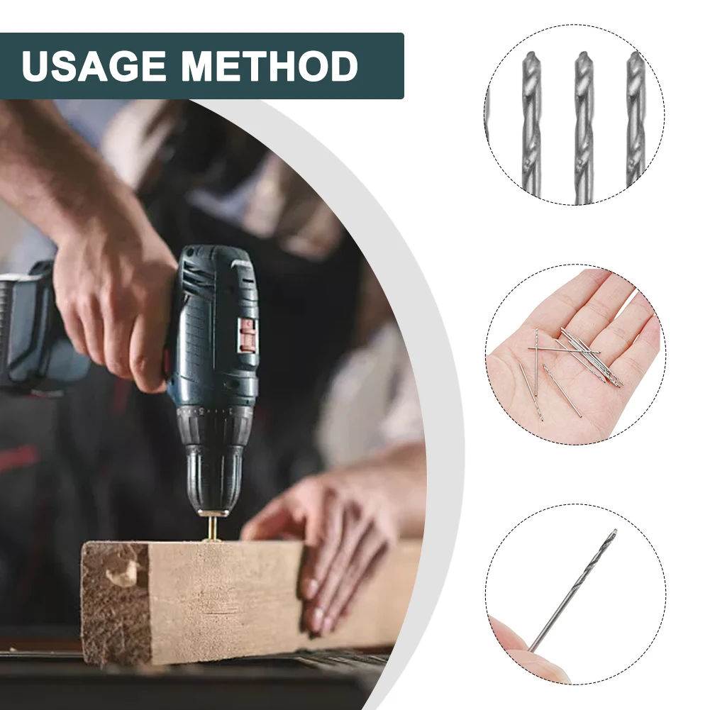 10pcs 1.0mm Drill Straight Shank Spiral Drill High Speed Steel Drill Bit For Iron Steel Aluminum Wood Processing Drill Bit Tools
10pcs 1.0mm Drill Straight Shank Spiral Drill High Speed Steel Drill Bit For Iron Steel Aluminum Wood Processing Drill Bit Tools