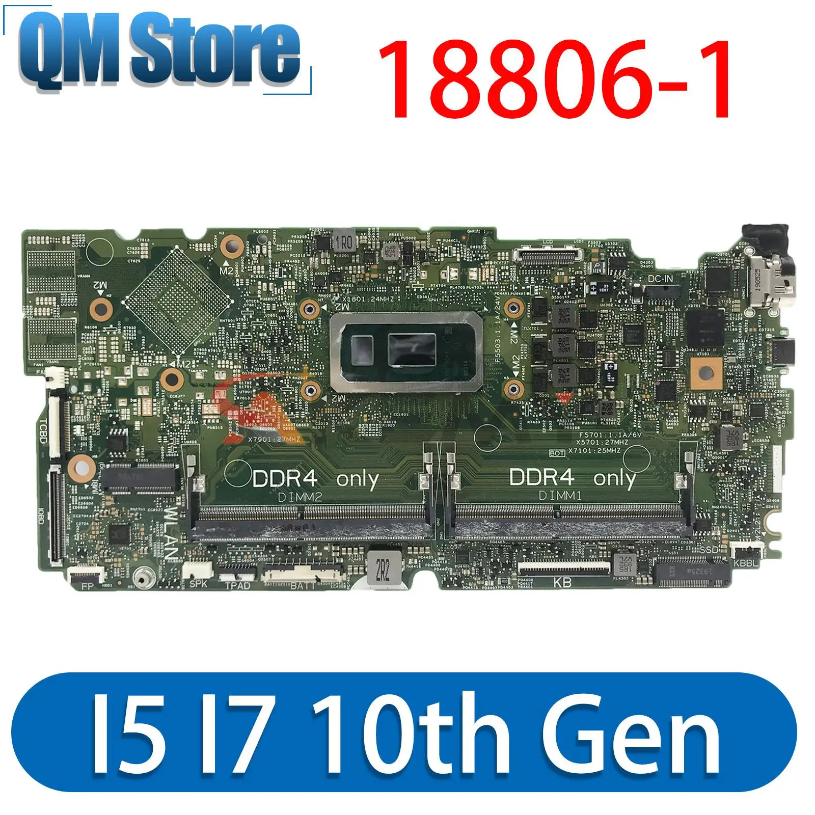 CN-0850TM для Dell Inspiron 15 7591 17 7791 Материнская плата ноутбука 18806-1 W/CN-0D0JY6 I7-10510U
CN-0850TM для Dell Inspiron 15 7591 17 7791 Материнская плата ноутбука 18806-1 W/CN-0D0JY6 I7-10510U