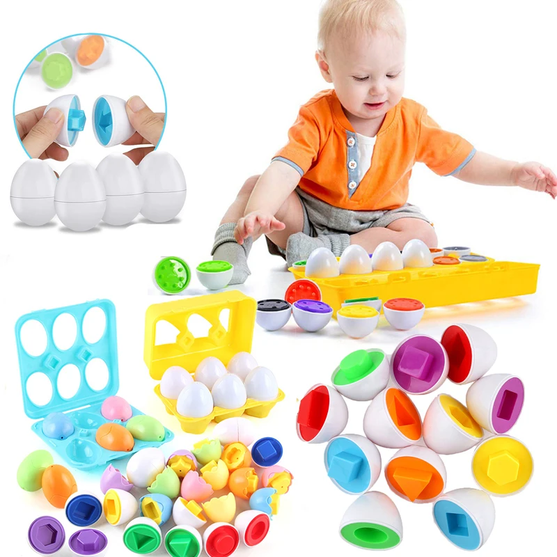 Puxida Montessori Smart Eggs 3D Puzzle Toys 6pcs 12pcs Color Shape Recognize Match Easter Egg For Children Learning Math Toy
Puxida Montessori Smart Eggs 3D Puzzle Toys 6pcs 12pcs Color Shape Recognize Match Easter Egg For Children Learning Math Toy