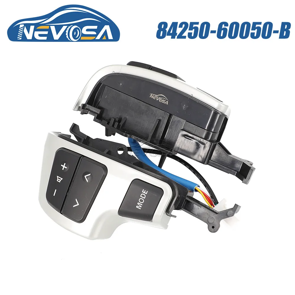 NEVOSA 84250-60050 For Toyota Land Cruiser GRJ200 UZJ200 VDJ200 Silver Steering Wheel Audio Control Switch Bluetooth 8425060050
NEVOSA 84250-60050 For Toyota Land Cruiser GRJ200 UZJ200 VDJ200 Silver Steering Wheel Audio Control Switch Bluetooth 8425060050