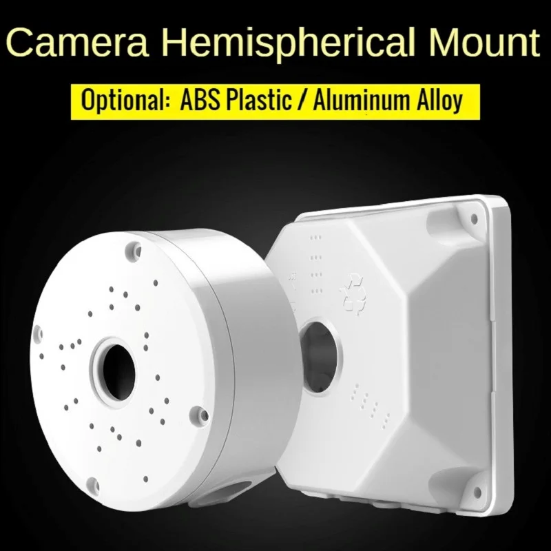 

Universal Adapter Plate for Pendent Mounting Hemispherical Ceiling Bracket Built-in cavity hidden cables Aluminum Alloy Plastic