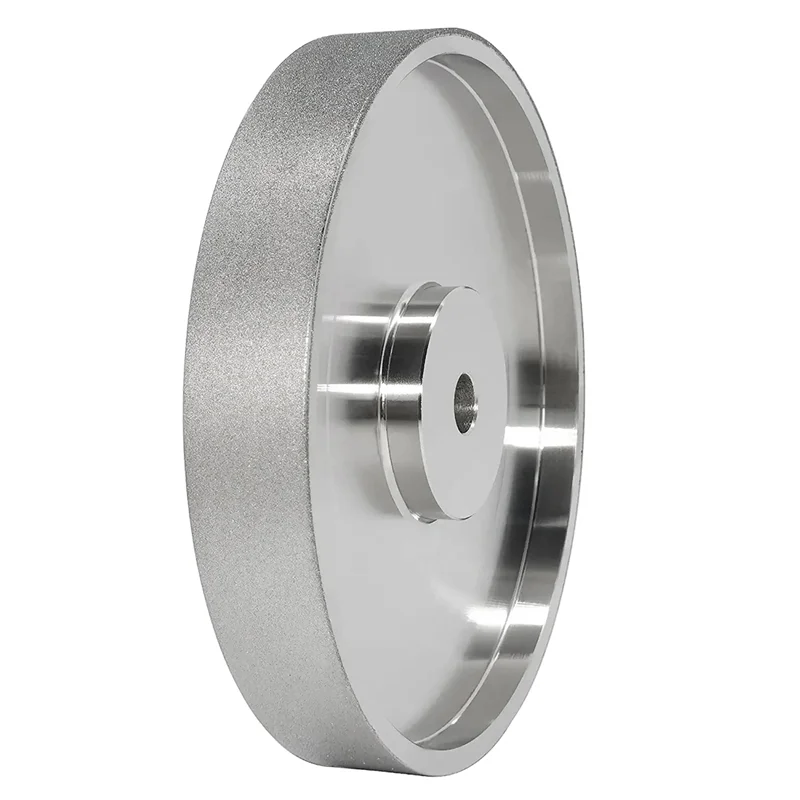 

CBN Grinding Wheel, 6Inch Dia x 1Inch Wide, with 1/2Inch Arbor, Diamond Grinding Wheel for Sharpening HSS, 320 Grit