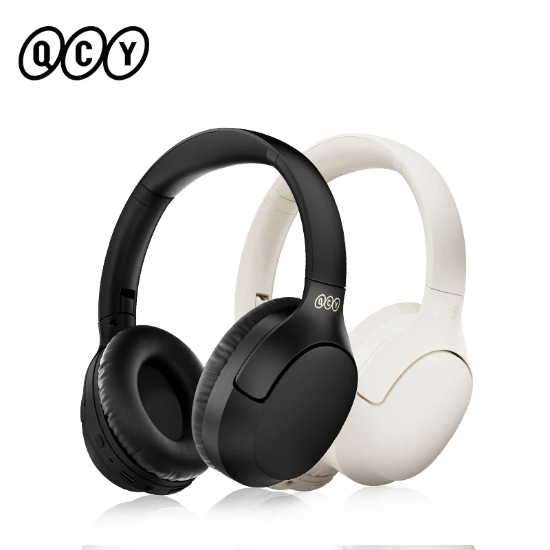 

QCY H2 Pro Wireless Headphones Bluetooth 5.3 Earphones BASS Mode HIFI 3D Stereo Headset 70H Playtime Over the Ear Gaming Earbuds