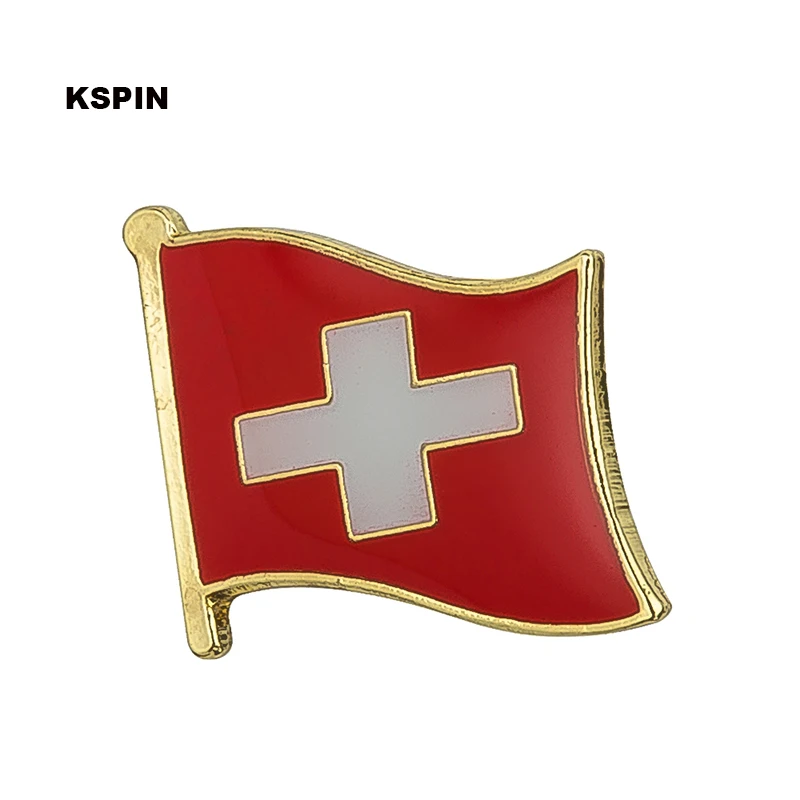 

Switzerland Flag Badge Flag Laple Pin Badges Flag Brooch