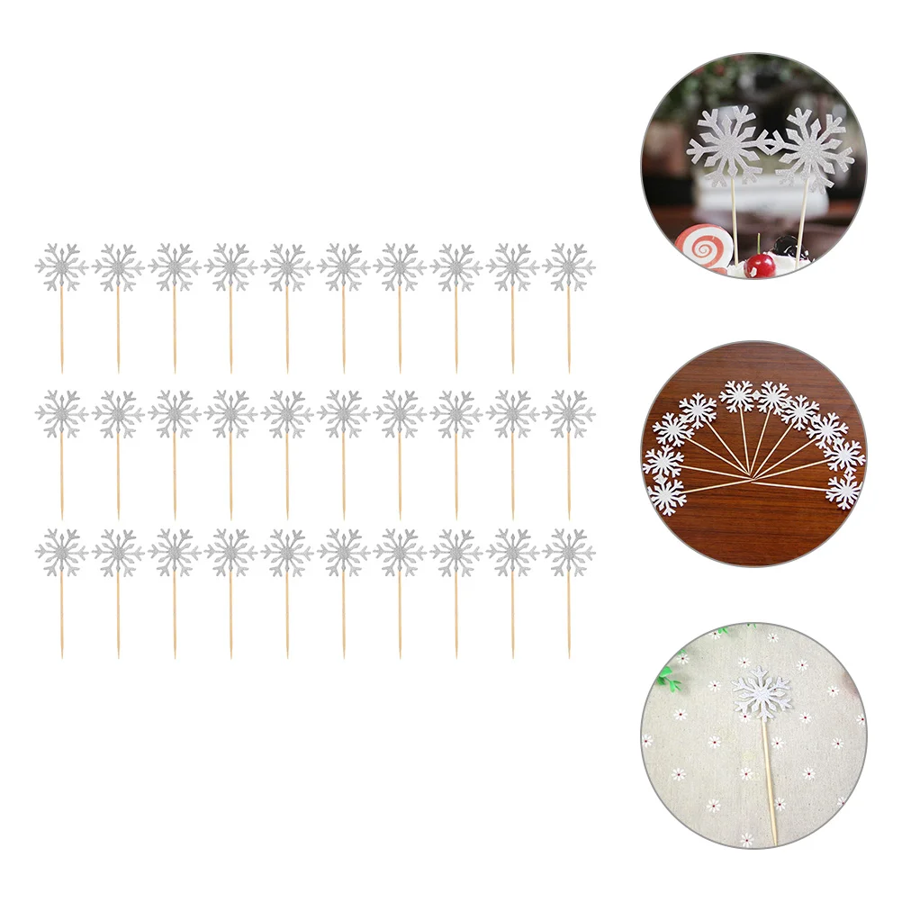 30pcs Christmas Dessert Toppers Snowflake Cake Decoration Christmas Cupcake Topper
30pcs Christmas Dessert Toppers Snowflake Cake Decoration Christmas Cupcake Topper